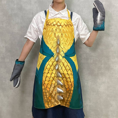 Gigan Narikiri Apron and Mittens