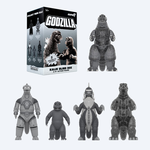 Super7 Toho Godzilla Silver Screen Blind Box Set