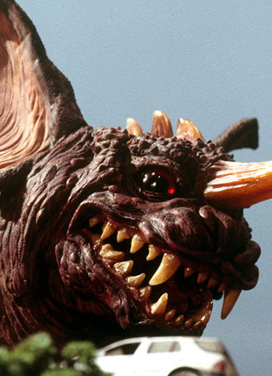 Baragon bearing his teeth