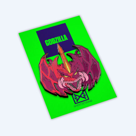 Destoroyah Head Soft Enamel Pin