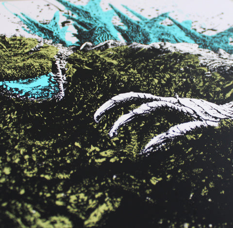 Godzilla Minus One Screen-Printed Glow Poster